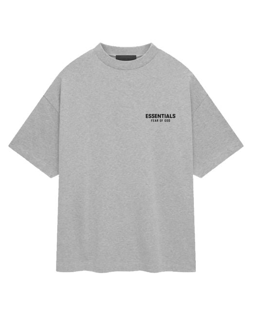Fear Of God Gray Jersey Crew-Neck T-Shirt