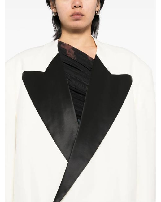 Sankuanz Black Blazer Im Oversized-Look