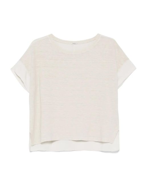 Transit パネル Tシャツ White