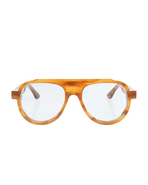 Thierry Lasry Brown Clandesty Browline Sunglasses