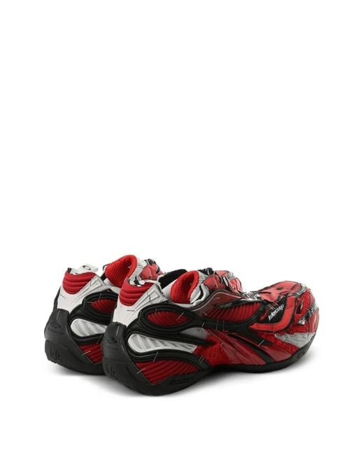 Balenciaga Red 'Soleless' Sports Shoes for men