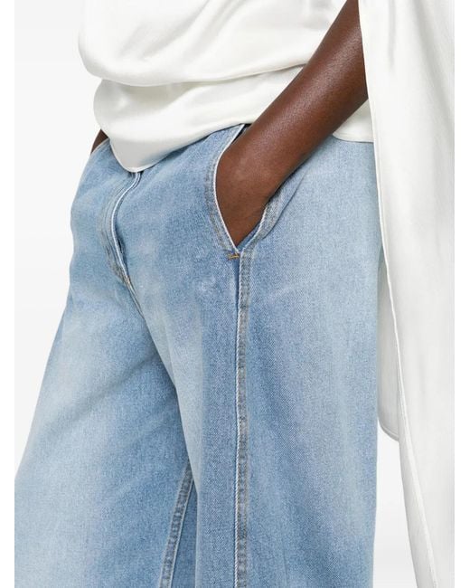Magda Butrym Blue Side-Seam Jeans