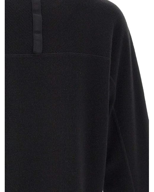 Stone Island Blue Patch-Detail Ribbed Pullover for men
