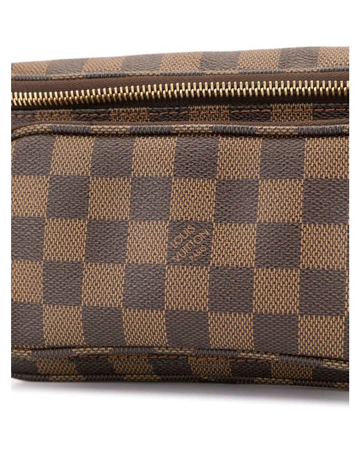 Buy Louis Vuitton Pre-loved LOUIS VUITTON bum bag Melville Damier ebene  body bag waist bag PVC leather Brown Online
