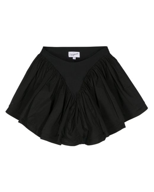 VAQUERA Black Ruffled Mini Skirt