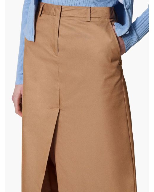 Twinset ミディスカート Brown