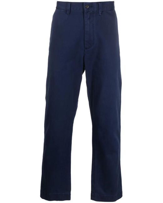 Pantalon En Coton À Coupe Droite Polo Ralph Lauren pour homme en coloris Blue
