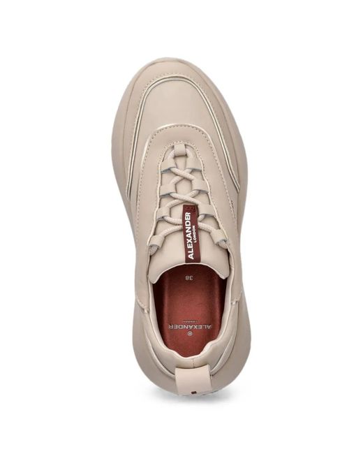 Alexander Smith Natural Eclipse Logo-Print Chunky-Sole Sneakers