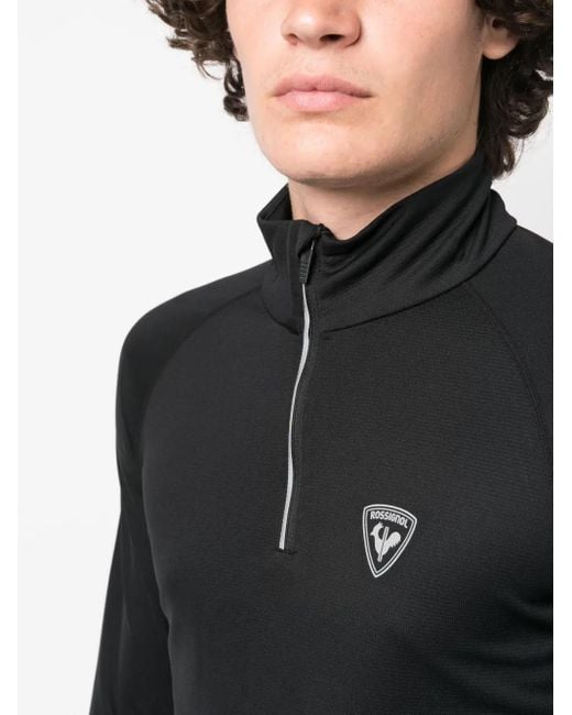 Rossignol Black Poursuite Half-Zip Top for men