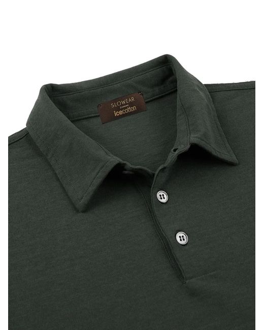 Zanone Green Slim-Fit Polo Shirt for men