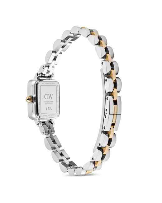 Daniel Wellington Metallic Quadro Mini Arch 18.2Mm Watch