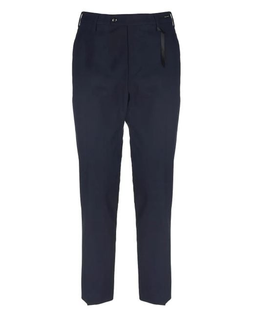 Michael Coal Men's Blue Pantalon De Tailleur À Plis Marqués