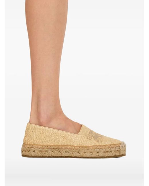 Ferragamo Natural Venna-Logo Espadrilles