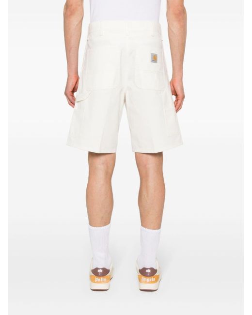 Carhartt Double Knee Katoenen Shorts in het White voor heren