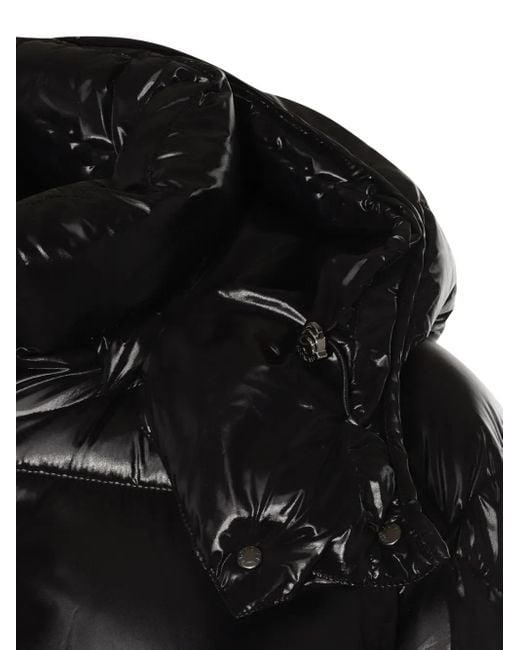 Moncler Black Hooded Puffer Jacket