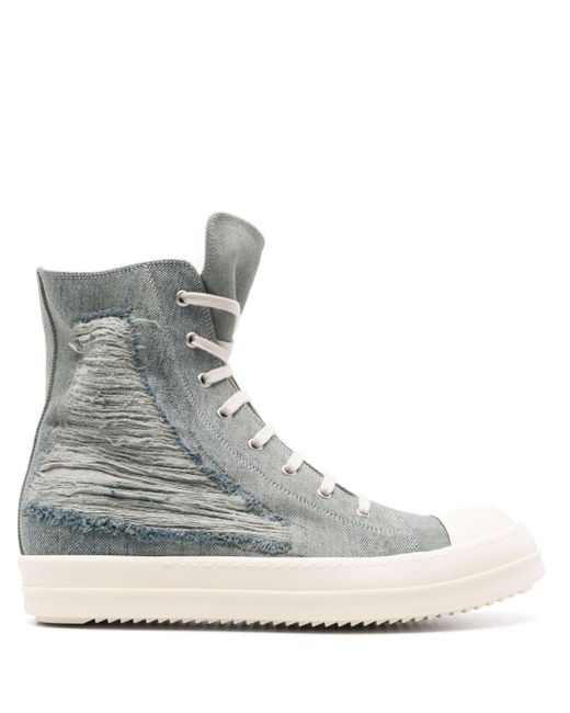 メンズ Rick Owens ブルー Sneaks スニーカー Gray