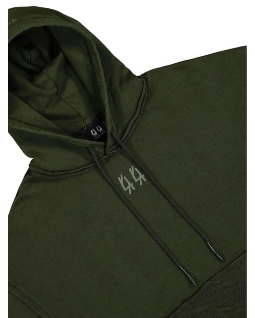 44 Label Group Hoodie mit Kängurutasche in Green für Herren