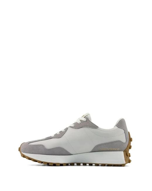 New Balance White 327 Sneakers for men