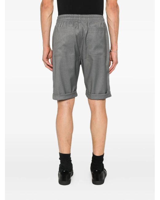 Hamza Black Thomas Drawstring Shorts for men