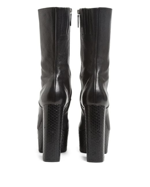 DSquared² Gray Platform Ankle Boots for men