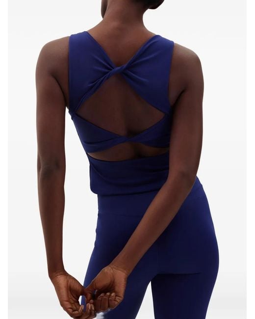 Eres Blue Tanni Twist-Back Top