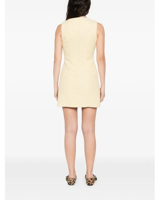 Maje Natural Short Tweed Dress