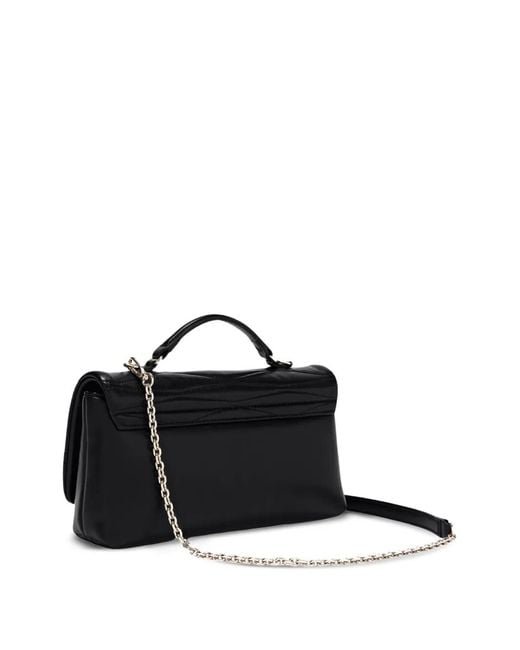Furla Black Mini 1927 Quilted Crossbody Bag