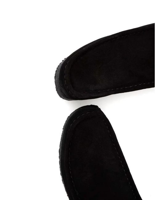 Clarks Wallabee Hi スエードブーツ Black