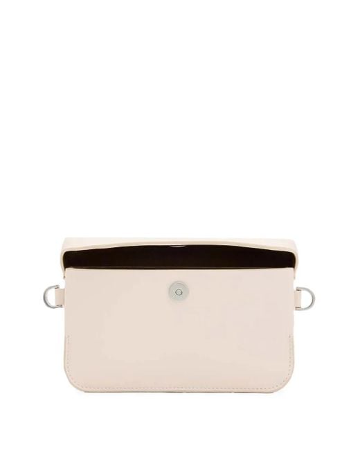 Borsa A Tracolla Con Logo di AllSaints in Natural