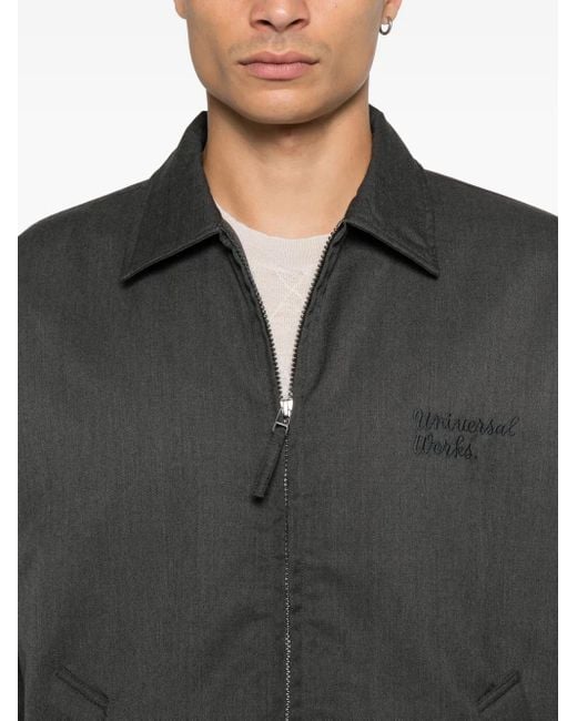 Universal Works Gray Zip-fastening Jacket for men