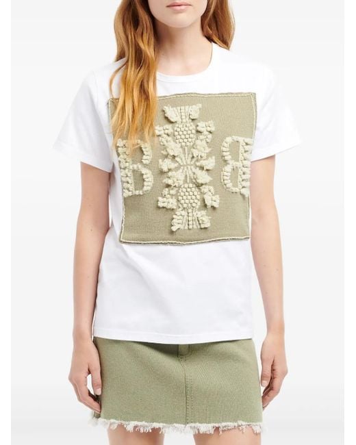Barrie White Logo-Patch T-Shirt