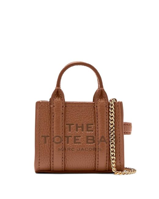 Marc Jacobs Brown Mini The Tote Cross Body Bag