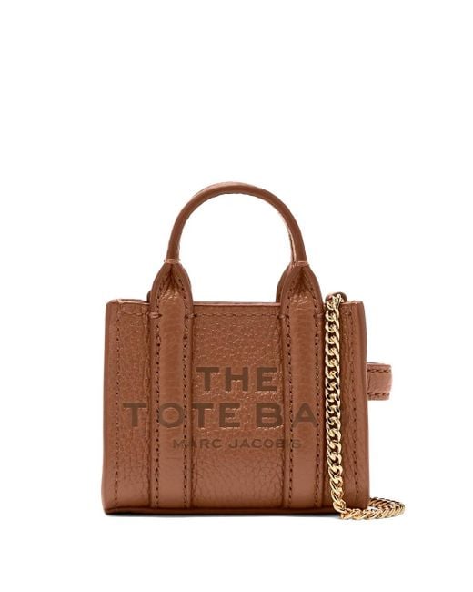 Marc Jacobs Brown Mini The Tote Cross Body Bag