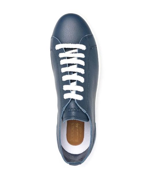 Doucal's Blue Low-Top Sneakers for men