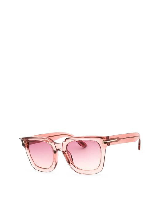 Tom Ford Pink Rectangle-Frame Sunglasses
