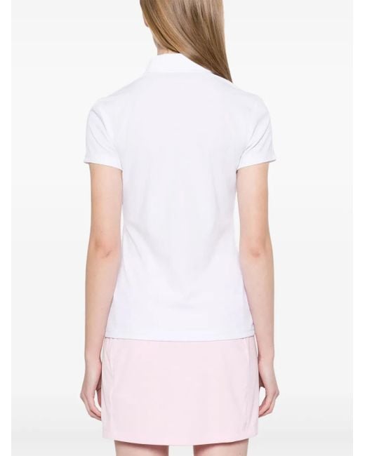 J.Lindeberg White Karlie Polo Top