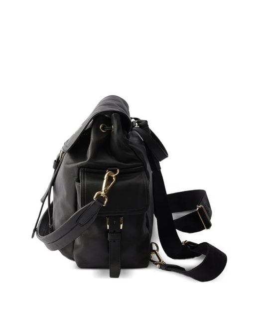 Prada Black Explore Medium Nappa Leather Backpack