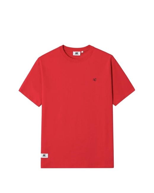 Chocoolate Red Logo-Print T-Shirt for men