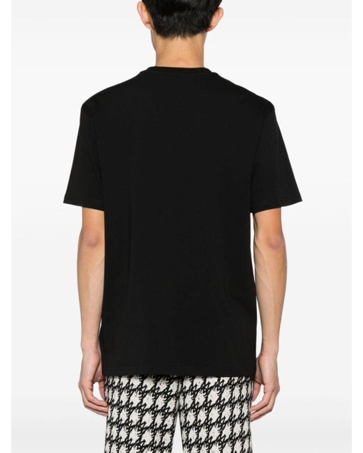 Just Cavalli Katoenen T-shirt Met Logoprint in het Black voor heren