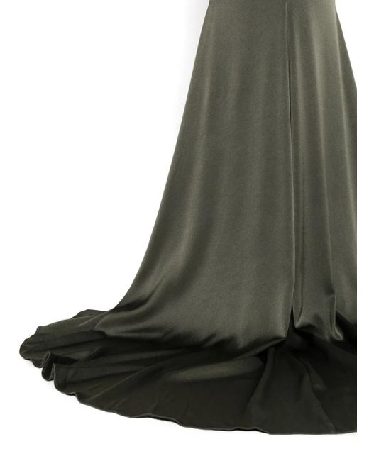 Alex Perry Black Strapless Floor-Length Gown