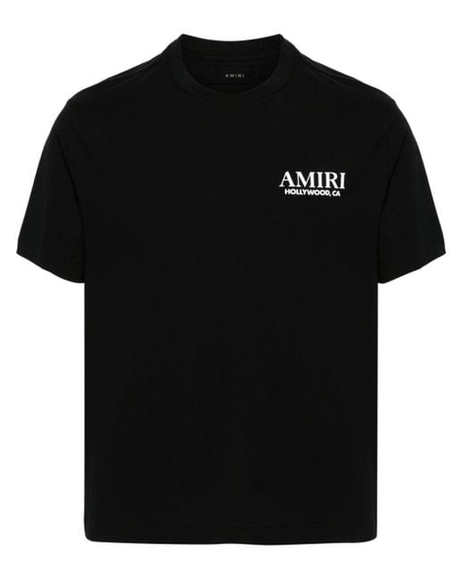 メンズ Amiri Bones Stacked Tシャツ Black