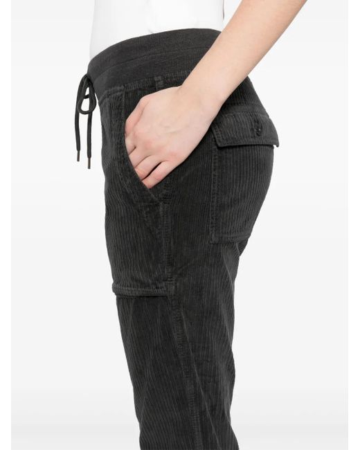 James Perse Black Jogginghose Aus Cord