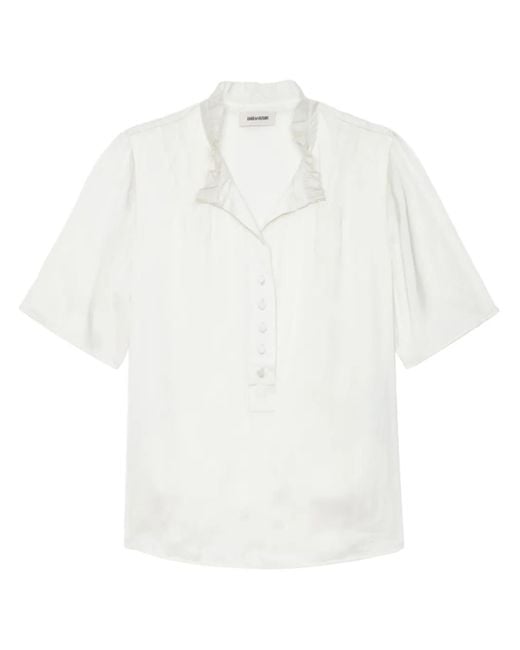 Zadig & Voltaire White Topher Blouse