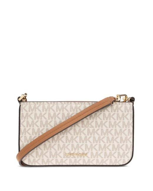 Michael Kors Bryant モノグラム ショルダーバッグ Natural