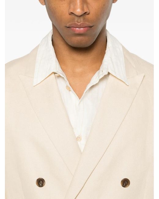 NN07 Natural Jordin Double-Breasted Blazer for men
