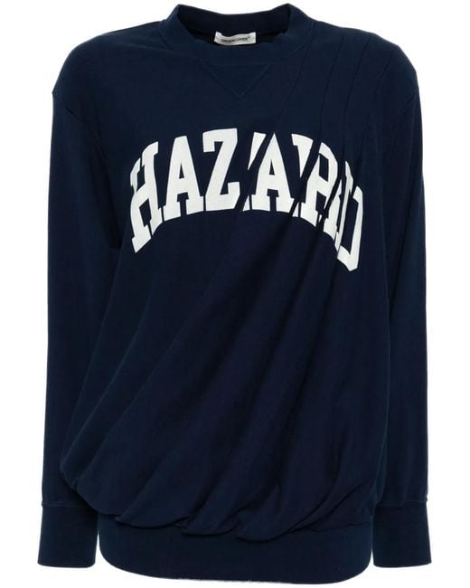 Undercover Gedrapeerde Sweater in het Blue