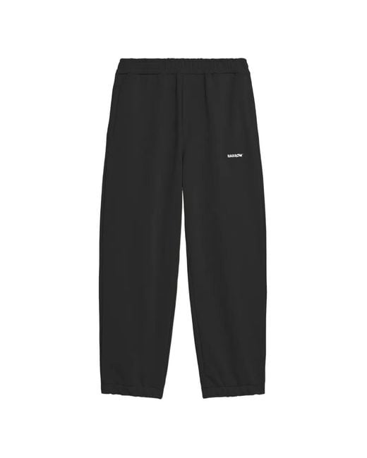 Barrow Black Elasticated Track Pants