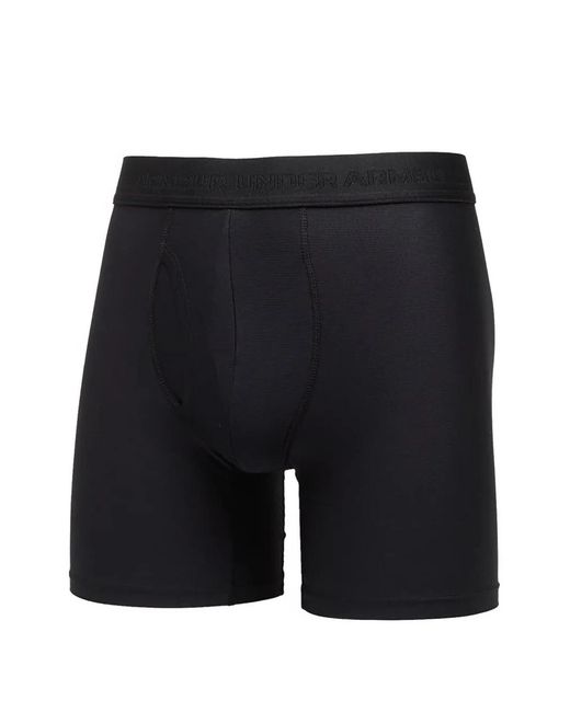 Under Armour Black Mesh Boxer Briefs (Set Of Three) for men