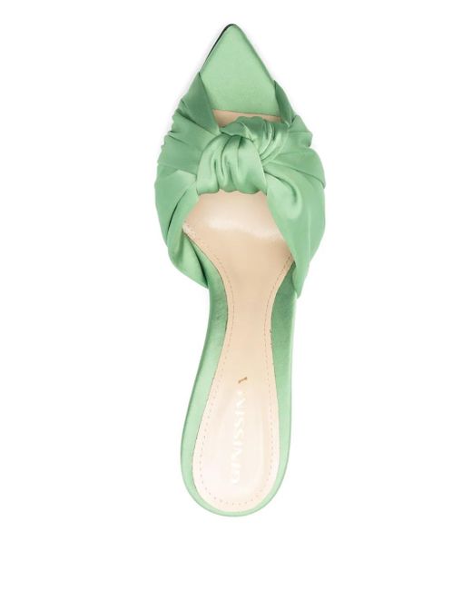 Mules Sofia 95Mm di Ginissima in Green