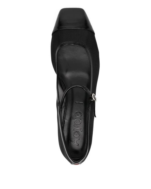 Aeyde Black Uma Mary-Jane Ballerina Shoes
